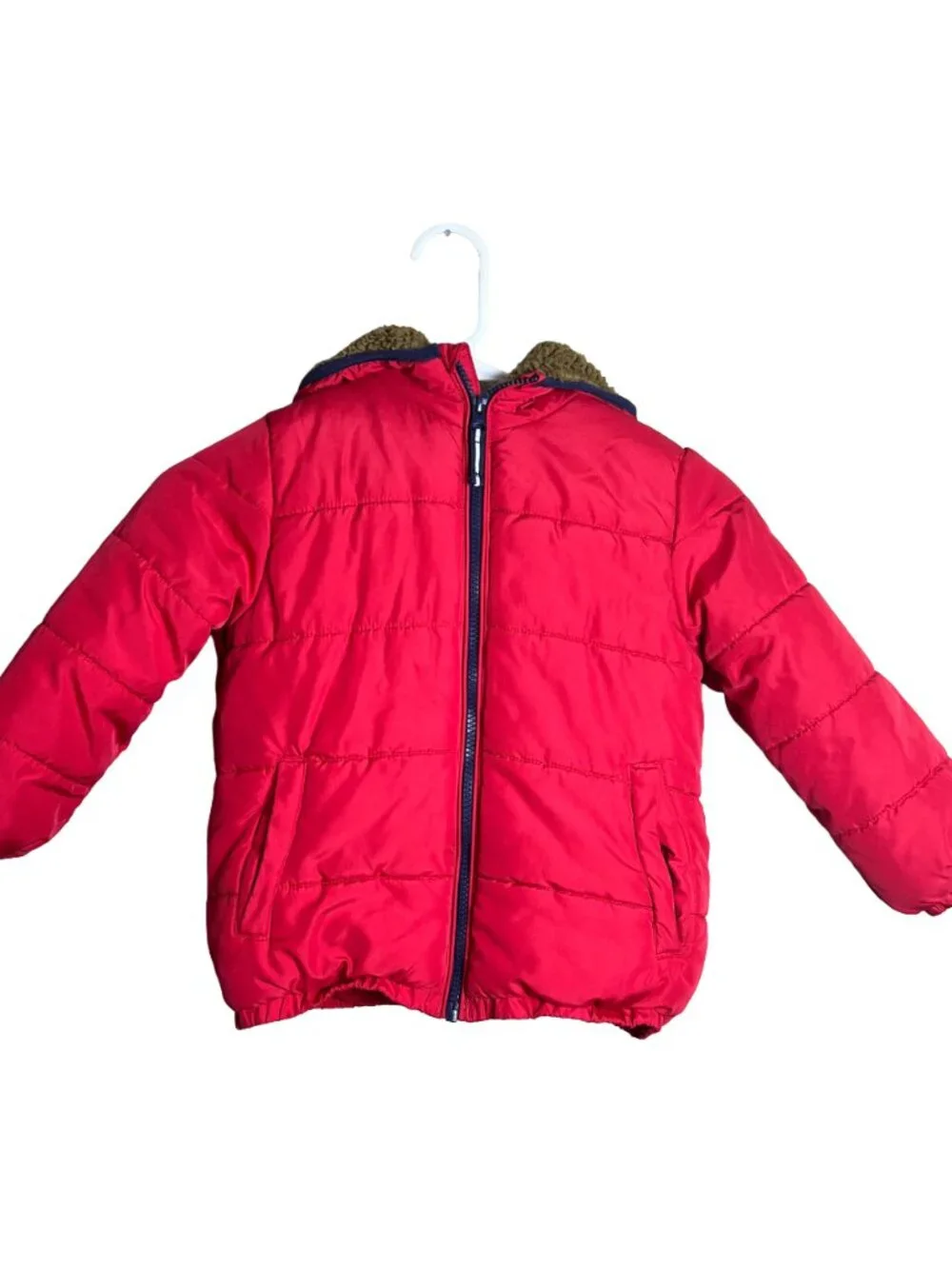 OshKosh‎ B'gosh Red Puffer Jacket Kids 4 Sporty